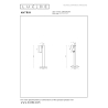 Lucide ANTRIM - Dobíjecí stolní lampa Vnitřní/Venkovní -  1x2,2W 2700K - IP54 - S bezdrátovo nabíječkou