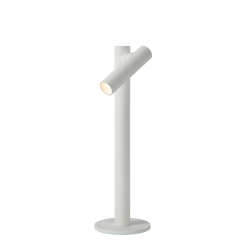 Lucide ANTRIM - Dobíjecí stolní lampa Vnitřní/Venkovní - Baterie - 1x2,2W 2700K - IP54 - bílá