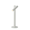 Lucide ANTRIM - Dobíjecí stolní lampa Vnitřní/Venkovní - Baterie - 1x2,2W 2700K - IP54 - bílá