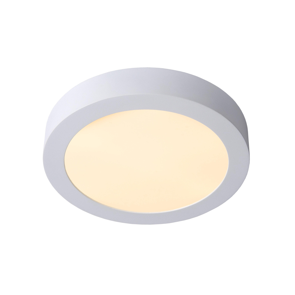 Lucide BRICE-LED stropní svítidlo - stmívatelné - 15W - IP44 - bílé