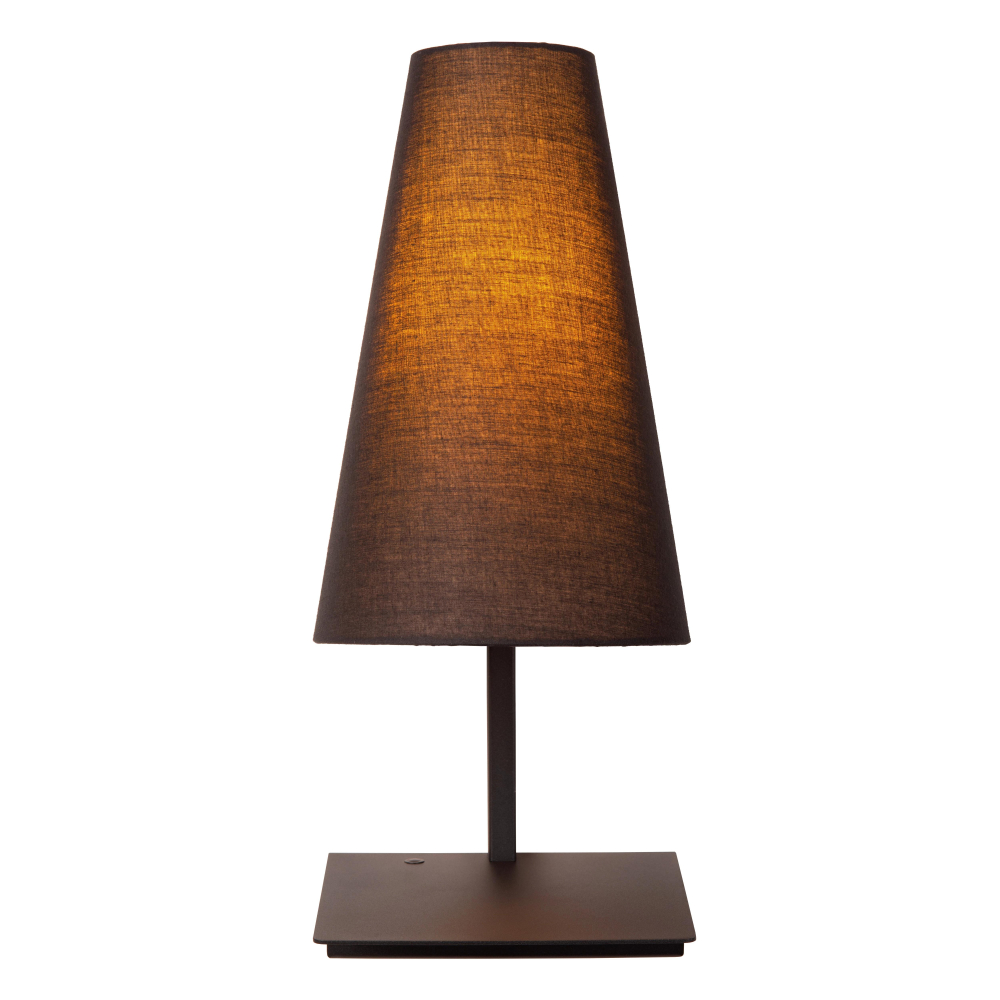 Lucide GREGORY - Noční lampa / Nástěnné svítidlo - 1xE27 - S USB nabíjením - Černá