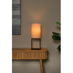 Lucide HERMAN - Stolní lampa - Ø 20 cm - 1xE27 - Smetanová