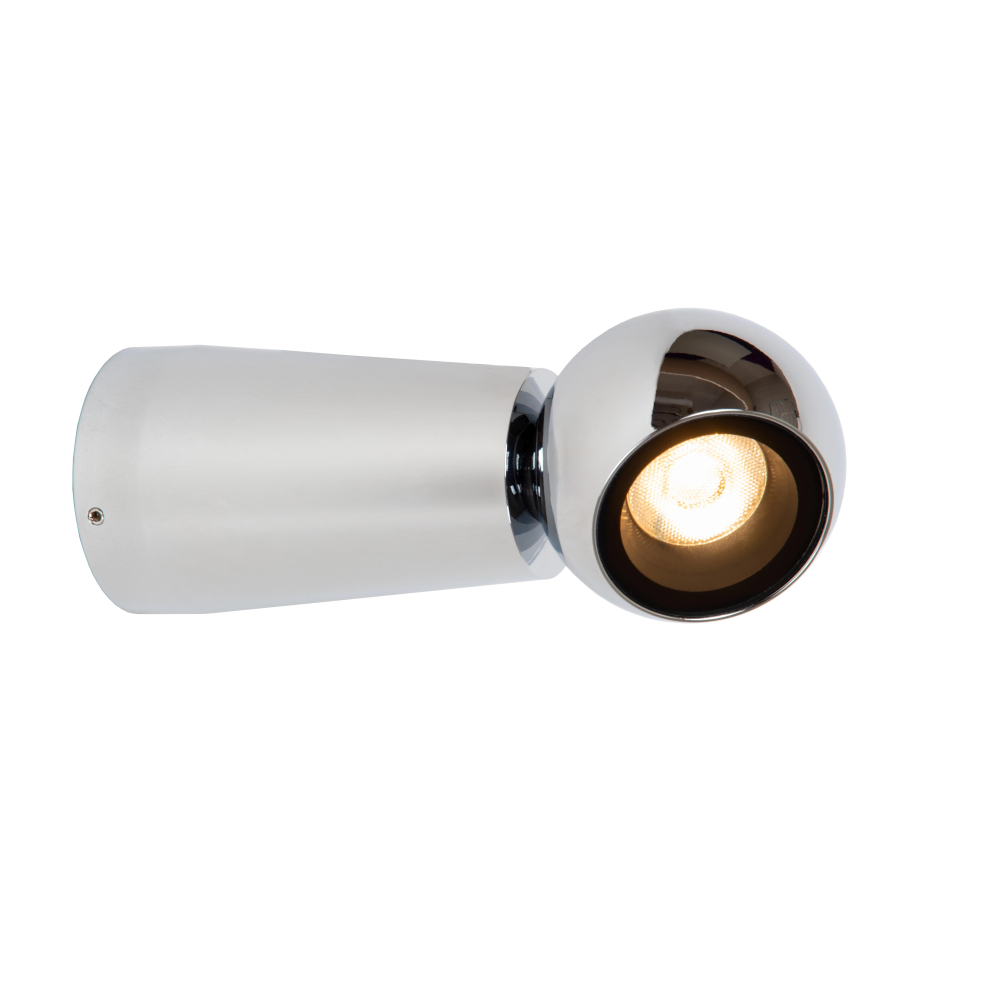 Lucide IPSOS - nástěnné koupelnové svítidlo - LED - 1x6W 2700K - IP54 - Chrom