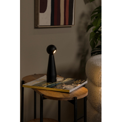 Lucide IPSOS - nabíjecí stolní lampa - baterie - LED stmívatelná - 1x3W 3000K/3200K - černé