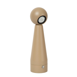 Lucide IPSOS - dobíjecí stolní lampa - baterie - LED stmívatelná - 1x3W 3000K/3200K - Taupe