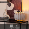 Lucide SPENCER - Stolní lampa - Ø 30 cm - 1xE27 - Šedá