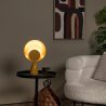 Lucide CASTAMAR - stolní lampa - Ø 25,5 cm - LED - 1x8W 2100K - žlutá
