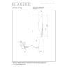 Lucide CASTAMAR - stolní lampa - Ø 25,5 cm - LED - 1x8W 2100K - žlutá