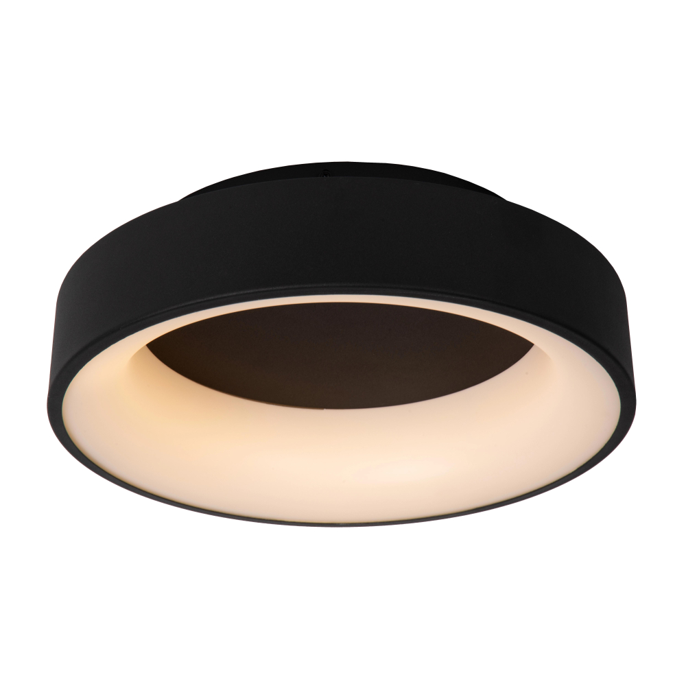 Lucide MIRAGE - stropní svítidlo - Ø 38 cm - LED Rozm. - 1x22W 2700K - Černá