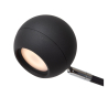 Lucide COMET - Dobíjecí stolní lampa - Baterie - LED stmívatelné - 1x3W 2700K - 3 kroky stmívání - Černá