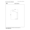Lucide TIPIK - Nabíjecí stolní lampa - Baterie - LED stmívatelné - 1x3W 2700K - 3 kroky stmívání - Bílá