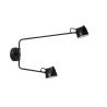 Lucide MILNE - nástěnné svítidlo - LED stmívatelné - 2x8W 2700K - černé