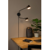 Lucide MILNE - nástěnné svítidlo - LED stmívatelné - 2x8W 2700K - černé