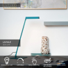 Lucide LAVALE - Stolní lampa - LED - stmívatelná - 1x3W 2700K - Tyrkysová