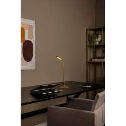 Lucide LAVALE - Stolní lampa - LED - stmívatelná - 1x3W 2700K - Okrová žlutá