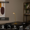 Lucide LAVALE - Stolní lampa - LED - stmívatelná - 1x3W 2700K - Okrová žlutá