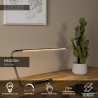 Lucide MADISON - stolní lampa - LED stmívatelná - 1x9W 2600K/2800K - Chrom