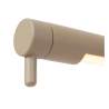 Lucide MADISON - stolní lampička - LED stmívatelná - 1x6,5W 2600K/2800K - Taupe