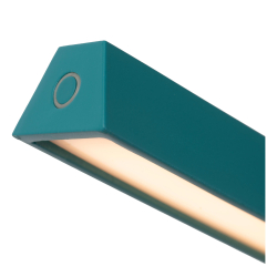 Lucide LAVALE - Stojací lampa na čtení - LED stmívatelná - 1x3W 2700K - Tyrkysová