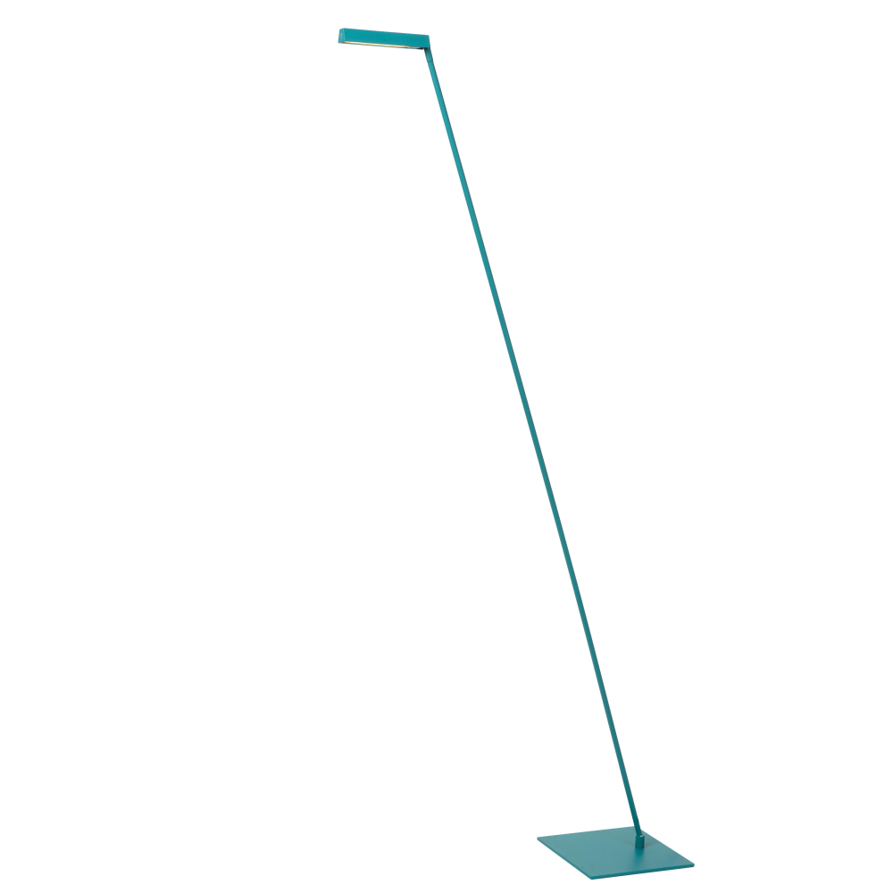 Lucide LAVALE - Stojací lampa na čtení - LED stmívatelná - 1x3W 2700K - Tyrkysová