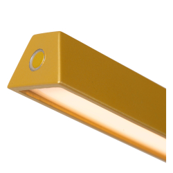 Lucide LAVALE - Stojací lampa na čtení - LED stmívatelná - 1x3W 2700K - Okrová žlutá