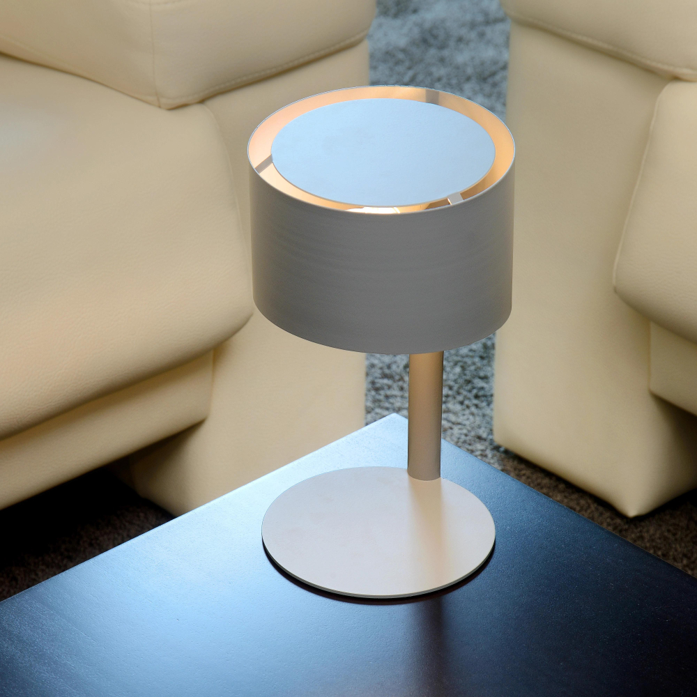 Lucide 45504/01/36 KNULLE lampa stojací E14 H28,5 D15 cm šedá