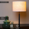 Lucide MAYA - Stolní lampa - Ø 26 cm - 1xE27 - Smetanová