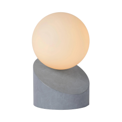 Lucide LEN - stolní lampa - 45561/01/36 - Ø 10 cm - G9 - Šedá