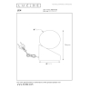 Lucide LEN - stolní lampa - 45561/01/72 - Ø 10 cm - G9 - světlé dřevo