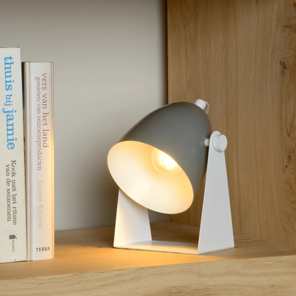 Lucide CHAGO - stolní lampa - Šedá 45564/01/36