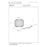 Lucide 45586/20/62 MALOTO lampa stolní E27 