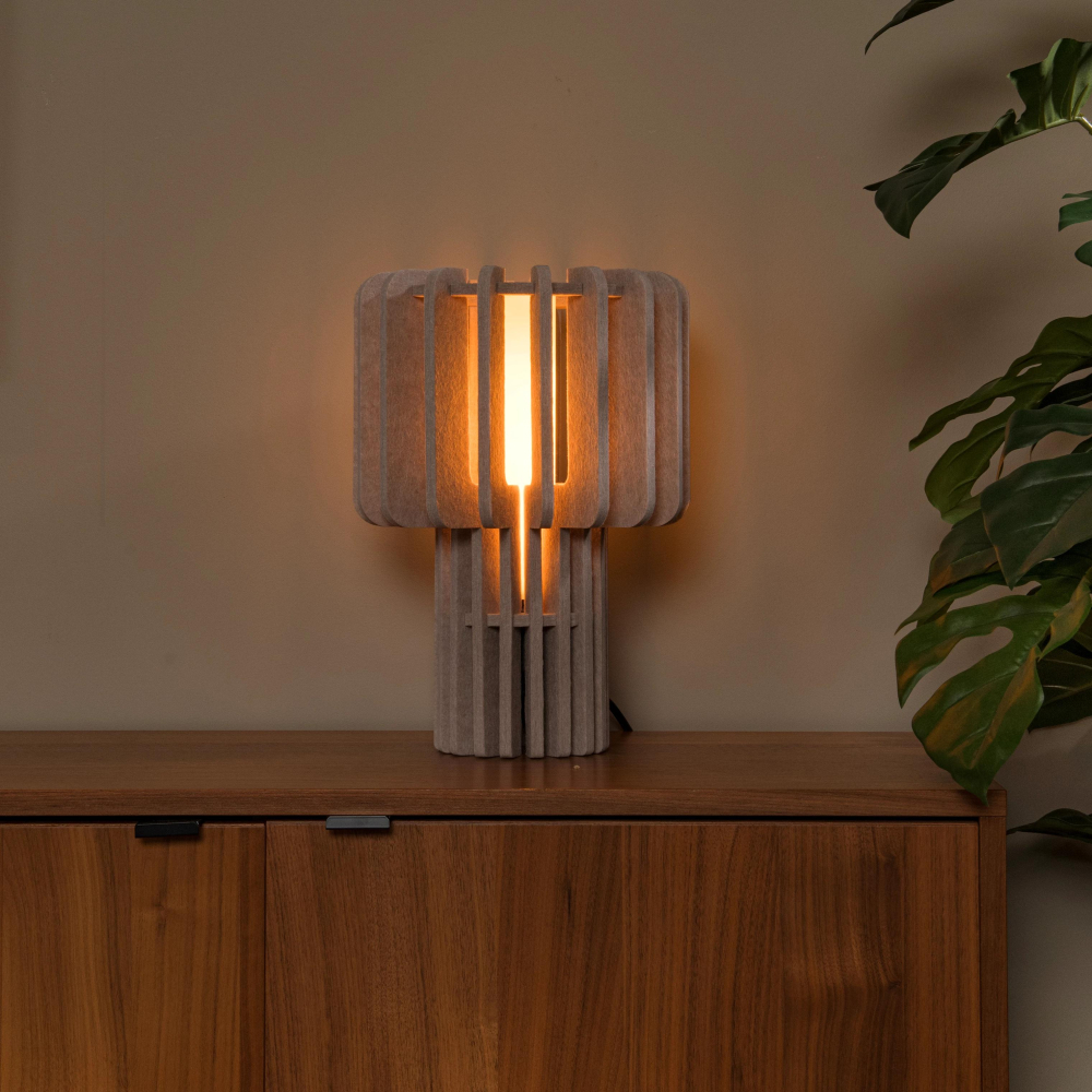 Lucide ROLLO - Stolní lampa - 1xE27 - Taupe