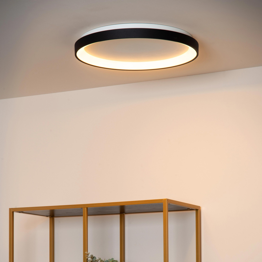 Lucide VIDAL stropní svítidlo Ø 48 cm 1x38W 2700K černá