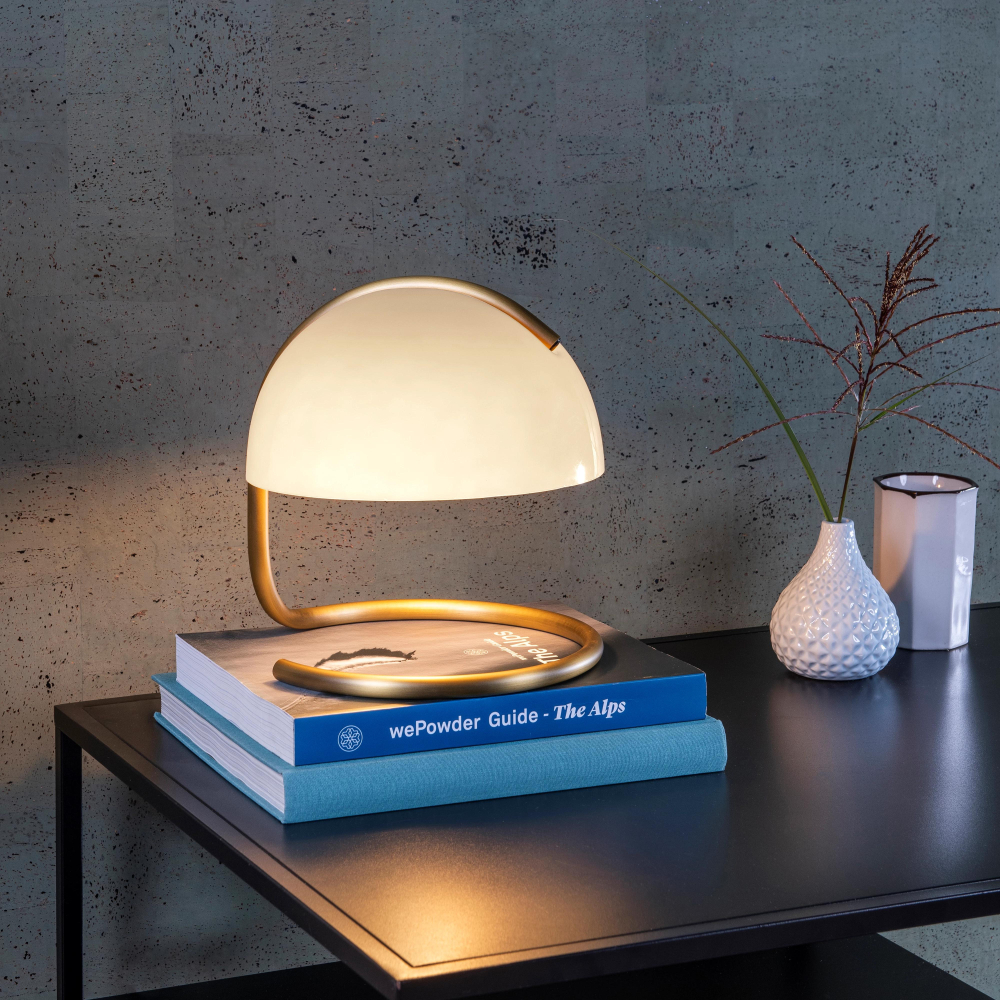 Lucide CATO stolní lampa Ø 23,5 cm 1xE27 bílá