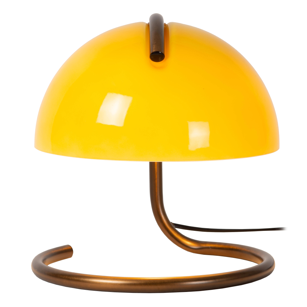 Lucide CATO stolní lampa Ø 23,5 cm 1xE27 oranžová