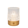 Lucide LILI - Nabíjecí stolní lampa - 3kusy - Ø 8 cm - LED stm. - 1x3W 2700K/3000K - zlatá/mosazná