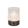 Lucide LILI - Nabíjecí stolní lampa - Baterie - Ø 8 cm - LED stmívatelné - 1x3W 2700K/3000K - šedé - Set 3 kusy