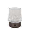 Lucide LILI - Nabíjecí stolní lampa - Baterie - Ø 8 cm - LED stmívatelné - 1x3W 2700K/3000K - šedé - Set 3 kusy