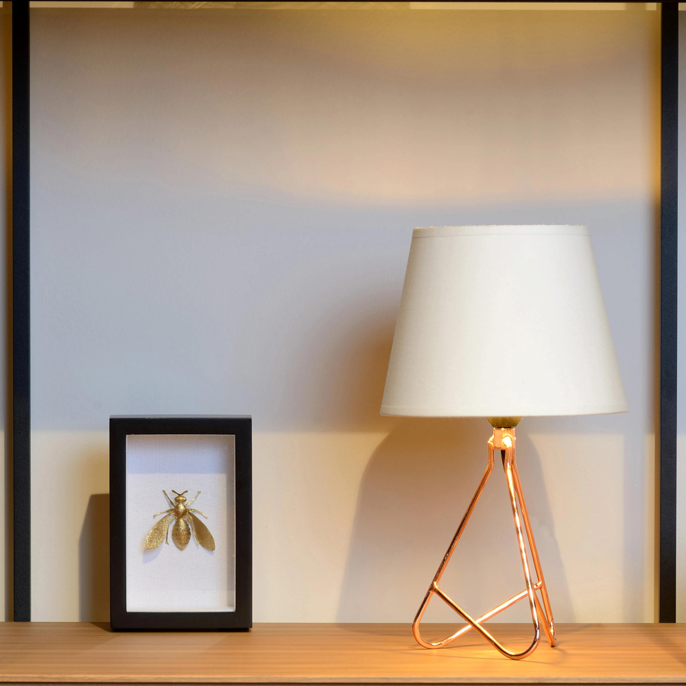 Lucide GITTA - stolní lampa - Ø 17 cm - Měď 47500/81/17