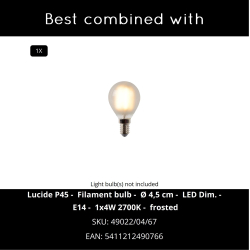 Lucide COSBY - stolní lampa - Ø 16,5 cm - Bílá 47503/81/31