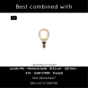 Lucide COSBY - stolní lampa - Ø 16,5 cm - Šedá 47503/81/36
