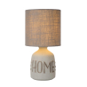 Lucide COSBY - stolní lampa - Ø 16,5 cm - Šedá 47503/81/36