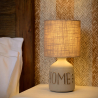 Lucide COSBY - stolní lampa - Ø 16,5 cm - Šedá 47503/81/36