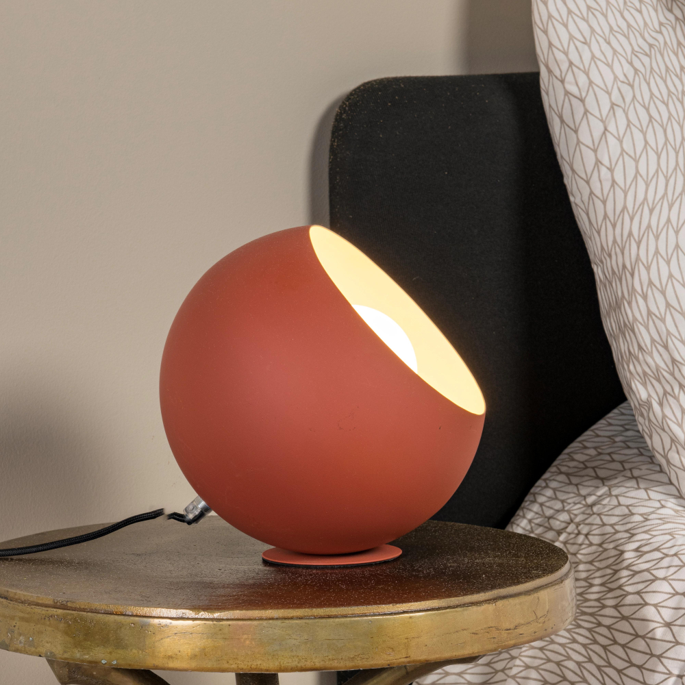 Lucide DOREDOS - stolní lampa - Ø 20 cm - 1xE27 - červená