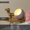 Lucide DOREDOS - stolní lampa - Ø 20 cm - 1xE27 - růžová