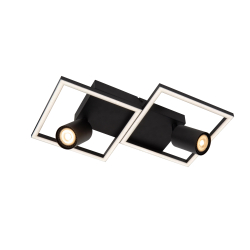 Lucide ARIANNE - stropní svítidlo - LED - 2xGU10 - černé