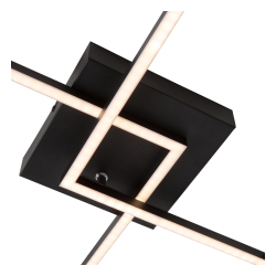 Lucide ARIANNE - stropní svítidlo - LED - 1x23W 2700K/4000K - černé