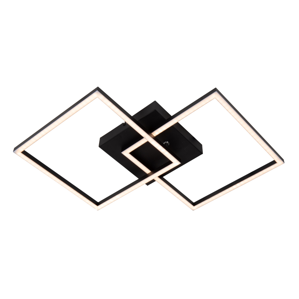 Lucide ARIANNE - stropní svítidlo - LED - 1x23W 2700K/4000K - černé