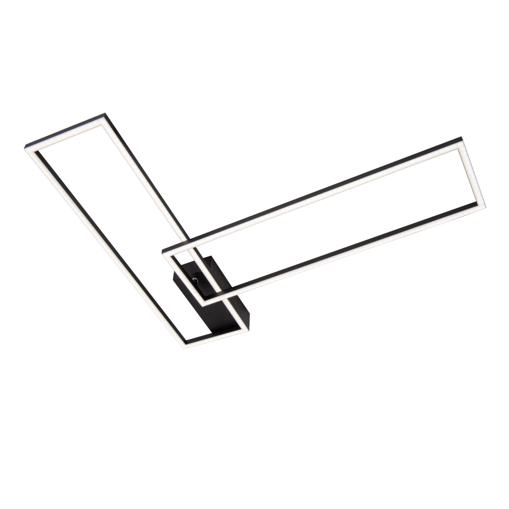 Lucide ARIANNE - stropní svítidlo - LED - 1x23W 2700K/4000K - černé