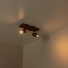 Lucide AMIGO - Ceiling spotlight - 2xGU10 - černé